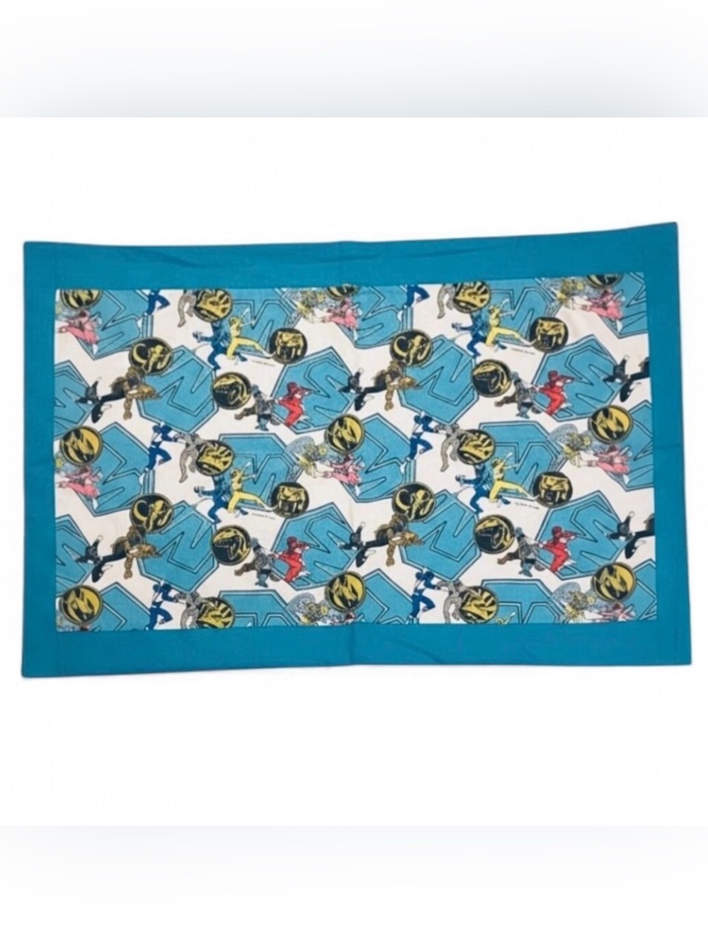 1994 Mighty Morphin Power Rangers Lap Quilt Throw Wall Hanging Handmade